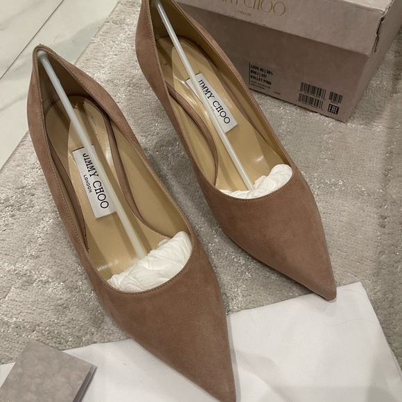 Jimmy Choo Women's Tan Pumps - Picture 4 of 5